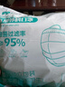 【独立100片】医用口罩透气口罩加宽耳带三层防护面罩防晒防花粉 白色【每一片独立】100只/1袋 实拍图