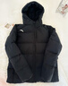 安踏面包羽绒服 | 四防男士冬季防泼水防油污连帽短款保暖运动外套男 【店长推荐-L码充绒175g-组合标款】基础黑-1 L 男175 （建议120-140斤） 实拍图