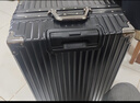 双星（doublestar）行李箱可登机箱次日达男大容量结实耐用拉杆箱旅行箱密码箱皮箱子 黑色【铝合金框、密码锁扣】 28英寸 【出国，长途旅行】 实拍图