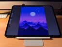 PITAKA适用苹果iPadPro2025保护套13英寸磁吸快拆双面夹竖屏轻薄带笔槽防弯高级2024保护壳皮套支架蓝色 实拍图