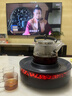 摩飞电器（Morphyrichards）围炉煮茶套装电陶炉仿真炭火煮茶器具烧水炉煮茶炉电茶炉罐罐全玻璃恒温养生壶电热水壶MR6096 深空灰 实拍图