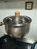 双枪奶锅316L不锈钢婴儿宝宝辅食小奶锅汤锅雪平蒸锅加厚 20cm 实拍图