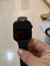 Apple/苹果 Watch Series 10 智能手表GPS款46毫米亮黑色铝金属表壳黑色运动型表带M/L MX273CH/B 实拍图