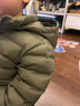 优衣库婴幼儿宝宝PUFFTECH空气棉服可机洗拉链连帽外套478427 56 橄榄色 100 实拍图