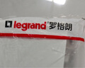 罗格朗（LEGRAND）开关插座面板 仕典玉兰白色 86型暗装开关面板 一开多控 实拍图