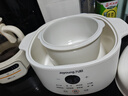 九阳（Joyoung）电炖盅 电炖锅 隔水炖煮 家用煮粥煲汤锅燕窝炖盅4.5L白瓷内胆炖汤锅上蒸下炖DG25G-GD188 实拍图