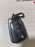绅创大众钥匙套25款速腾迈腾朗逸帕萨特宝来汽车包扣壳途观L探岳途岳 大众【C款折叠3键】-枪色灰绳 实拍图