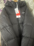 鸭鸭（YAYA）【三防面料】短款反季羽绒服男士可拆卸帽情侣加厚面包服外套MD 黑色【男款】 2XL /185 实拍图