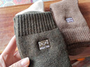 猫人3双装35%羊毛袜子男士袜子男冬季加厚保暖袜男毛圈袜睡眠袜男 实拍图