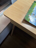 华舟实木书桌简约小户型家用写字桌台式电脑桌卧室学习桌 0.8米原木色 实拍图