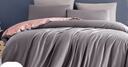 京东京造 植素超柔贡缎 60支长绒棉A类纯棉床单床上四件套 1.8米床 晨雾灰 实拍图