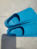 英发（YINGFA）游泳脚蹼 专业训练舒适自由泳浮潜提速助划软橡胶蛙鞋彩蓝 XXXS码 实拍图