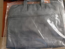 得力(deli)加宽立体办公手提袋/会议包/事务包/文件包/商务拉链袋电脑公文包男 灰色  实拍图