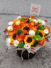 冉子花坊鲜花速递同城配送向日葵混搭抱抱桶玫瑰送女友爱人生日礼物真鲜花 抱抱桶混搭 实拍图