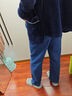 GLM牛仔裤男秋冬款宽松直筒裤子男潮流百搭美式休闲阔腿长裤深蓝XL 实拍图