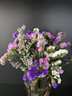 爱满（AIMAN）云南直发干花花束真花家居摆设装饰小清新客厅办公室摆件风干花束 白粉深紫浅紫勿忘我+情 共约20支 不带花瓶 实拍图