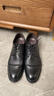 红蜻蜓真皮秋冬男士高级感正装皮鞋德比鞋婚鞋内增高鞋 WTA7376 黑色40 实拍图