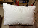 海澜之家（HLA）全棉枕芯可水洗枕头五星级羽丝绒枕颈椎枕睡眠48*74高枕一只装 实拍图