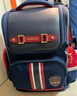 剑桥树书包小学生男孩1-4年级儿童减负护脊大容量双肩包 学院风藏青红 实拍图