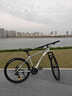 京东京造 XC300山地自行车铝合金禧玛诺21速机械碟刹成年人学生17寸时空银 实拍图
