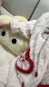 果壳（Gukoo）睡衣女秋冬款HelloKitty系列保暖舒适提花舒棉绒女士家居服套装 牛乳白 M 实拍图