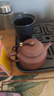 京东京造 宜兴紫砂壶 手工茶壶【原矿紫泥】煮泡茶具 德钟壶238ml礼盒装 实拍图