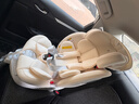 京东京造儿童安全座椅汽车0-6-12岁婴儿宝宝i-Safe双通风商务舱pro奶油白  实拍图