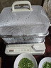 美的（Midea）电蒸锅 22L三层大容量外置加水蒸锅电蒸锅 透明视窗不锈钢蒸片多用途蒸包子锅多功能锅ZGC322301 实拍图