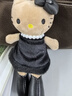 明星同款高校hellokitty黑皮平成辣妹长腿猫咪毛绒玩偶NIC包挂件 长腿黑裙KT挂件（15cm） 赵露思同款（爱心扣） 实拍图