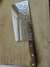 张小泉岚影家用9铬不锈钢中华菜刀锻打锋利切片刀厨房切菜刀 D100411 实拍图