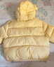 巴拉巴拉童装儿童羽绒服宝宝男女童2025冬装新款婴儿外套保暖上衣泡芙羽绒 黄色小南瓜31004-白鸭绒 100 （充绒量81g 适合2-3岁） 实拍图