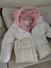 歌温妮初中生羽绒服厚女14-16岁假两件加厚连帽女冬季12大童13少女15学 米白色 M 建议90-105斤 实拍图