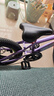 凤凰山地自行车男女变速山地车碟刹青少年儿童自行车学生单车 星际 粉紫【变速+三刀轮】 18寸【适合120-155cm】 实拍图