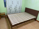 兴瑀汇实木床1.5米1.8m新中式双人床胡桃色木床主卧家用现代简约单人 胡桃色床 1.5米*2米框架结构 实拍图