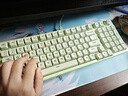 惠普（HP）K23-98机械键盘游戏办公 高颜值DIY定制键盘抹茶绿 全键热插拔有线键盘电脑笔记本通用 实拍图
