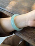 圣丽唯【顺丰空运】翡翠手镯油青冰种老坑玉石处理母亲女朋友情人节礼物 内径64mm圈口 实拍图