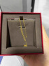 周大生黄金项链女足金O字链素链锁骨链金链生日礼物送女友 1.39g 实拍图