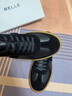 百丽舒适牛皮休闲男鞋秋季商场同款复古德训鞋52022CM0 黑色 42 (260mm) 实拍图