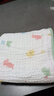 全棉时代婴儿浴巾 新生儿童6层纱布吸水浴巾加大加厚 吉兔纳福105*105cm 实拍图