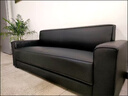 豪瑞森办公沙发简约现代商务接待会客休闲办公室极简二:三人位沙发组合 魅影黑 单人位长90*宽80*高78 实拍图
