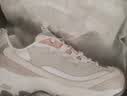斯凯奇（Skechers）七夕女鞋夏季蕾丝熊猫鞋厚底增高百搭休闲运动经典复古老爹鞋 黑色/白色/BKW 37.5 尺码偏大，建议选小半码 实拍图