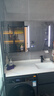 洗衣机柜一体水盆组合阳台卫生间智能洗漱洗脸岩板洗手台盆定制 1.2米（智能储物镜柜+侧边柜+岩 实拍图