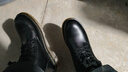 马登男士马丁靴秋冬加绒工装靴英伦风黑色休闲皮鞋男通勤百搭真皮靴子 黑色 [软皮/6孔]加绒版 43 男码 实拍图
