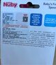 努比（Nuby）婴儿辅食勺硅胶宝宝训练沾勺自主进食勺宝宝训练勺餐具3支装 蓝绿灰 实拍图