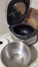 美的（Midea）电饭煲0涂层风动稻香4升4-5人无涂层 IH加热不锈钢内胆家用多功能电饭锅MB-HS453S【爱心饭煲】 实拍图