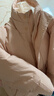 优衣库童装男童女童高性能复合连帽外套/保暖厚衣服473309 11 粉红色 120 实拍图