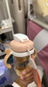 安配方形奶瓶学饮嘴直饮水杯盖（适用于赫根方形奶瓶）二代粉色 实拍图