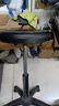 华恺之星吧台椅可升降吧台凳子家用转椅滑轮办公椅搁脚椅餐椅子BY659黑 实拍图