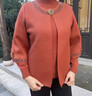 俞兆林（YUZHAOLIN）2026新款妈妈本命年过年衣服洋气两件套中老年毛衣针织开衫外套厚 橘色两件套 2XL 建议125-135斤 实拍图