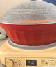 北鼎（Buydeem）多功能不粘锅蒸锅汤锅电磁炉专用蒸煮炒煎28cm流金宝石红 实拍图